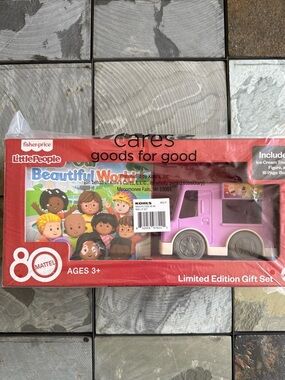 Fisher-Price Little People Purple Ice Cream Truck Limited Edition Playset